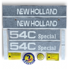 Yan Yaz Takm New Holland 54C Special 10 Para  Etiket SET