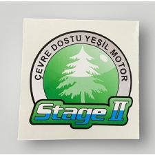 Etiket Stage II evre Dostu Yeil Motor