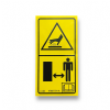 Etiket Uyar TT-T480 Serisi  WARNING HOT SURFACE