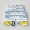 Yan Yaz Takm New Holland 50C Special 10 Para  Etiket SET