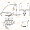 Traktr Src Koltuk - Eski Model anak Tip - Krmz PVC